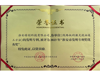 2023年 淮安市发明专利奖优秀奖